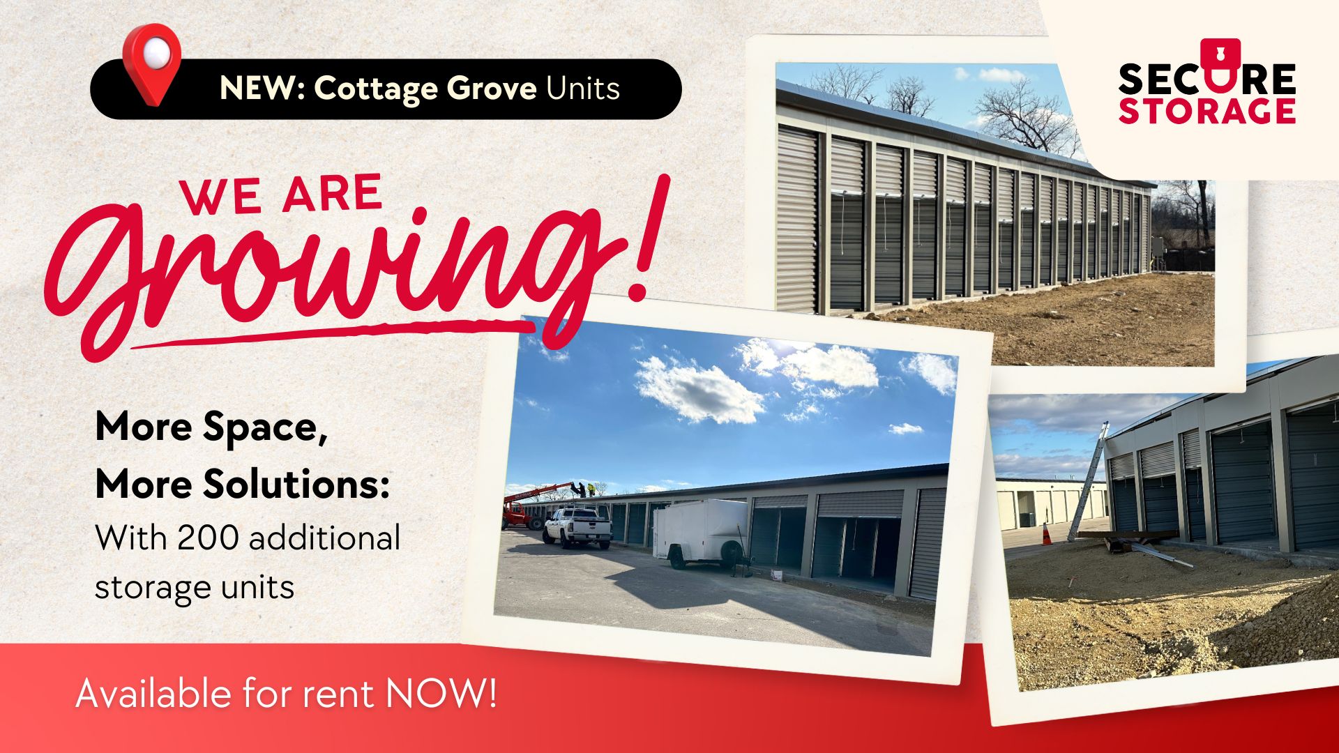 We Are Growing - Cottage Grove